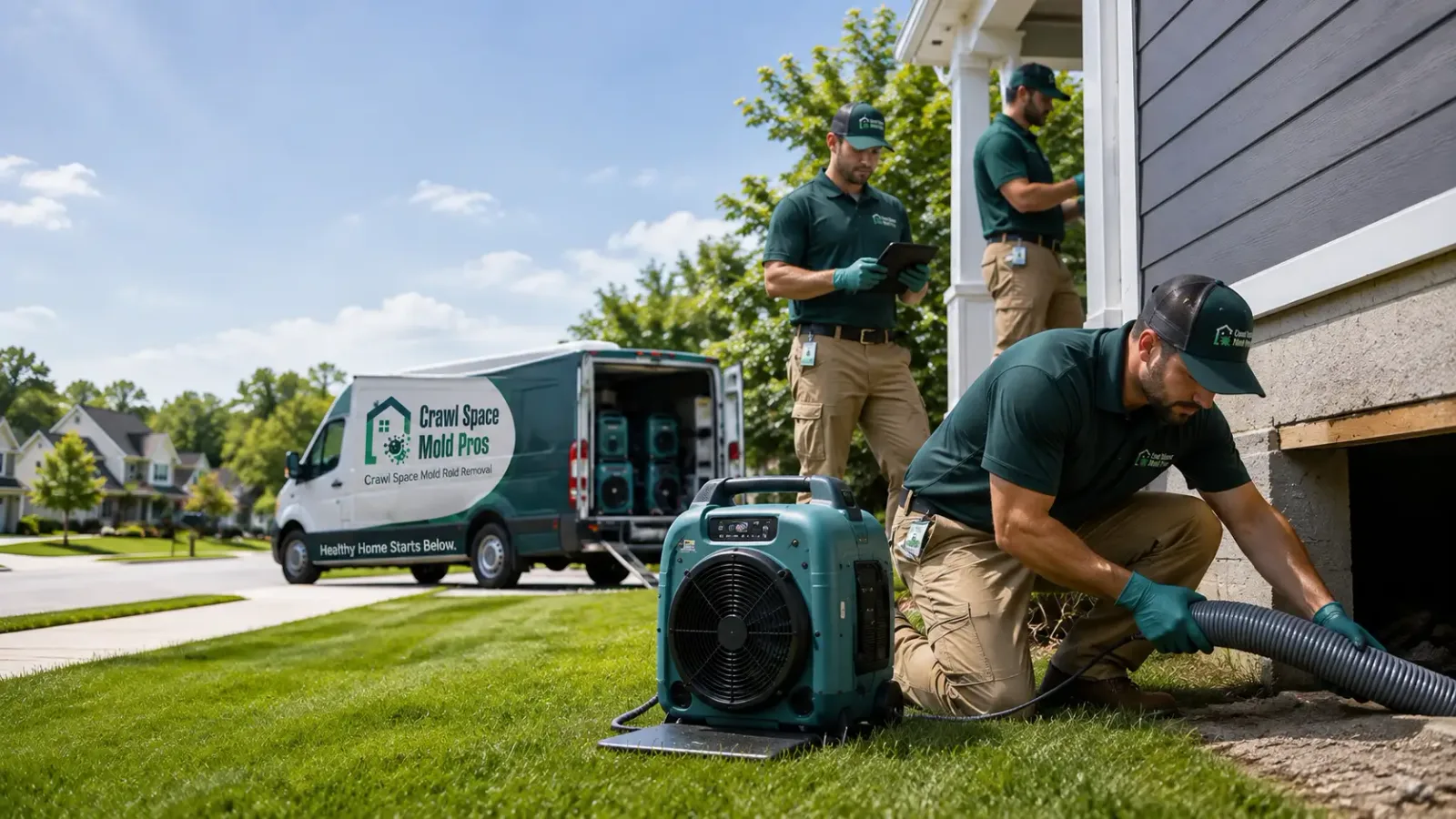Crawl Space Mold Removal in Painesdale, MI